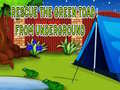 খেলা Rescue The Green Toad From Underground