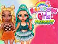 খেলা Rainbow Girls Dress Up Challenge