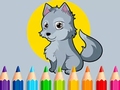 খেলা Coloring Book: Wolf
