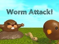 খেলা Worm Attack!