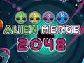 খেলা Alien Merge 2048