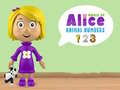 খেলা World of Alice Animal Numbers