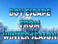 খেলা Boy Escape From Winter Season