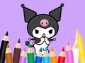 খেলা Coloring Book: Kuromi Carries Bag