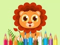 খেলা Coloring Book: Baby Lion