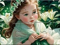 খেলা Jigsaw Puzzle: Forest Baby Fairy