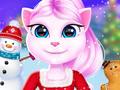 খেলা Cat Girl Christmas Decor Game