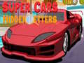 খেলা Supercars Hidden Letters