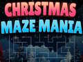 খেলা Christmas maze game