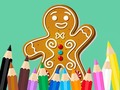 খেলা Coloring Book: Gingerbreads