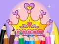 খেলা Coloring Book: Princess Crown