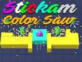 খেলা Stickman Color Saw