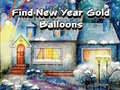 খেলা Find New Year Gold Balloons