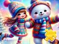 খেলা Jigsaw Puzzle: Girl On The Rink