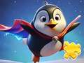 খেলা Jigsaw Puzzle: Sky Flying Penguin