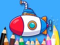 খেলা Coloring Book: Submarine