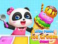 খেলা Little Panda Ice Cream Game
