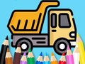 খেলা Coloring Book: Dump-Truck