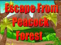 খেলা Escape From Peacock Forest