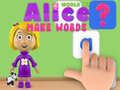 খেলা World of Alice Make Words