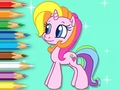 খেলা Coloring Book: Shining Pony