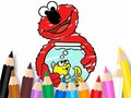 খেলা Coloring Book: Elmo New Friend