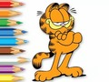 খেলা Coloring Book: Garfield Hamburger