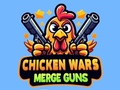 খেলা Chicken Wars Merge Guns