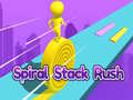 খেলা Spiral Stack Rush