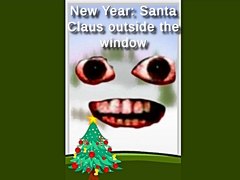 খেলা New Year: Santa Claus outside the window