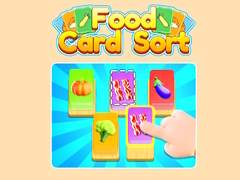 খেলা Food Card Sort