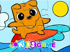 খেলা Jigsaw Puzzle: Surfing In The Sea