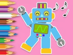 খেলা Coloring Book: Robot Dancing