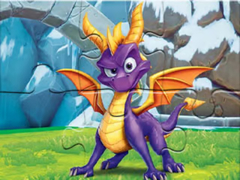 খেলা Jigsaw Puzzle: Naughty Dragon