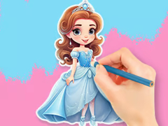 খেলা Coloring Book: Chibi Princess