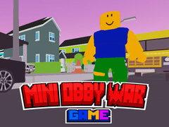 খেলা Mini Obby War Game