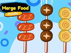খেলা Merge Food Puzzle