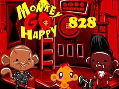 খেলা Monkey Go Happy Stage 828