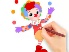খেলা Coloring Book: Funny Clown