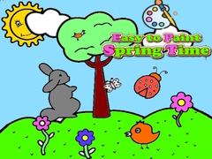 খেলা Easy to Paint Spring Time