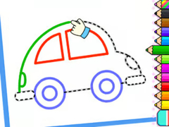 খেলা Toddler Drawing: Cute Car
