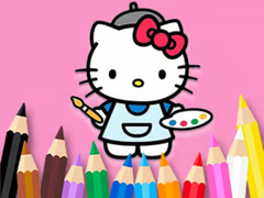 খেলা Coloring Book: Hello Kitty Painting