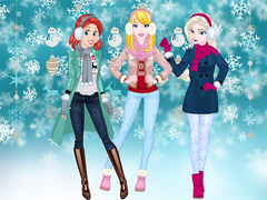 খেলা Princesses Winter Spree
