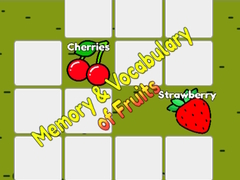 খেলা Memory & Vocabulary of Fruits