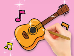 খেলা Coloring Book: Star Guitar
