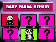 খেলা Baby Panda Memory