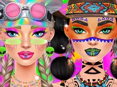 খেলা Festival Vibes Makeup