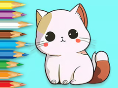 খেলা Coloring Book: Cute Kitten
