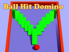 খেলা Ball Hit Domino