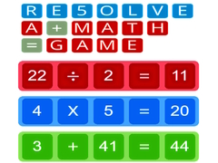 খেলা RE5OLVE a+math=game